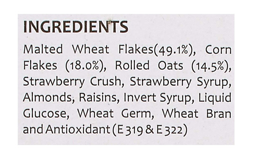 Gaia Crunchy Muesli Strawberry   Box  400 grams